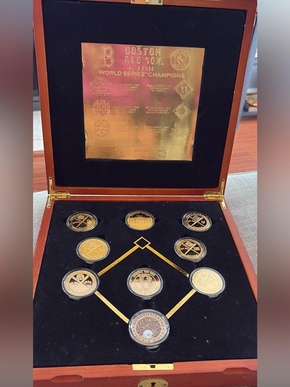 Red Sox Gold Coin Collector Set